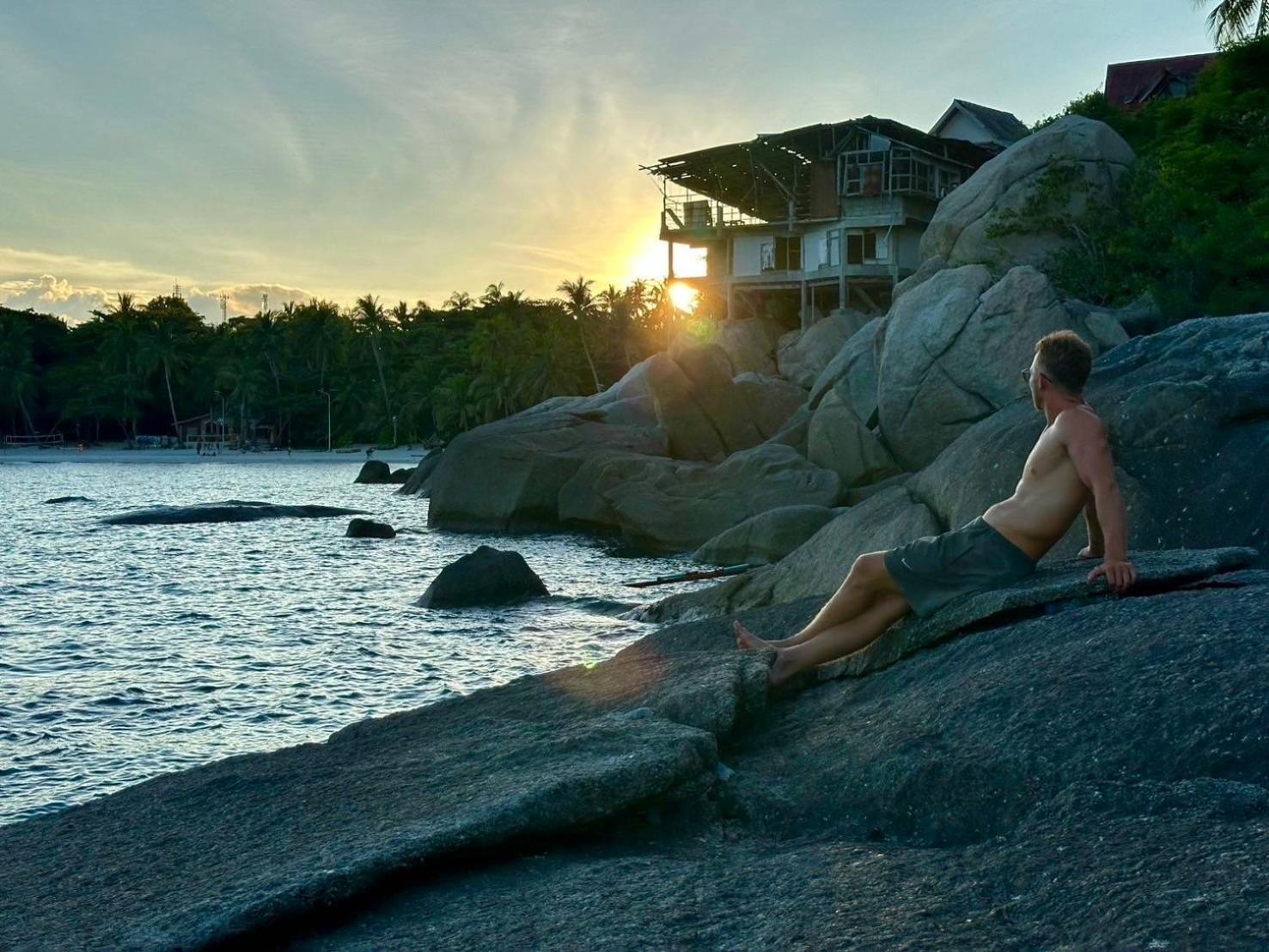 Hotel Haad Rock House Haad Rin Esterno foto